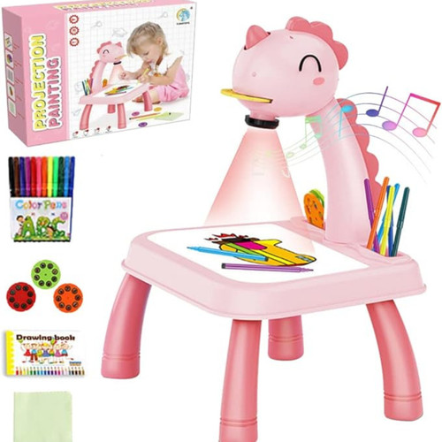 Kids art drawing - art, projector