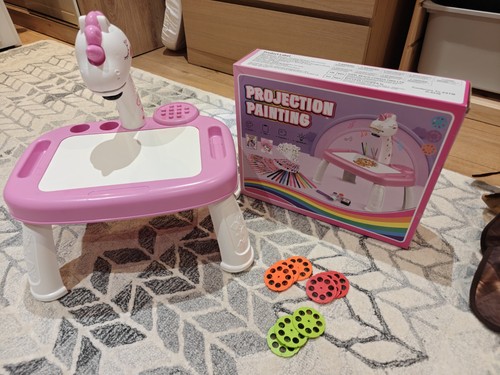 Unicorn projection painting - projection,